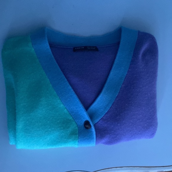 Color blocked cardigan - Picture 2 of 3